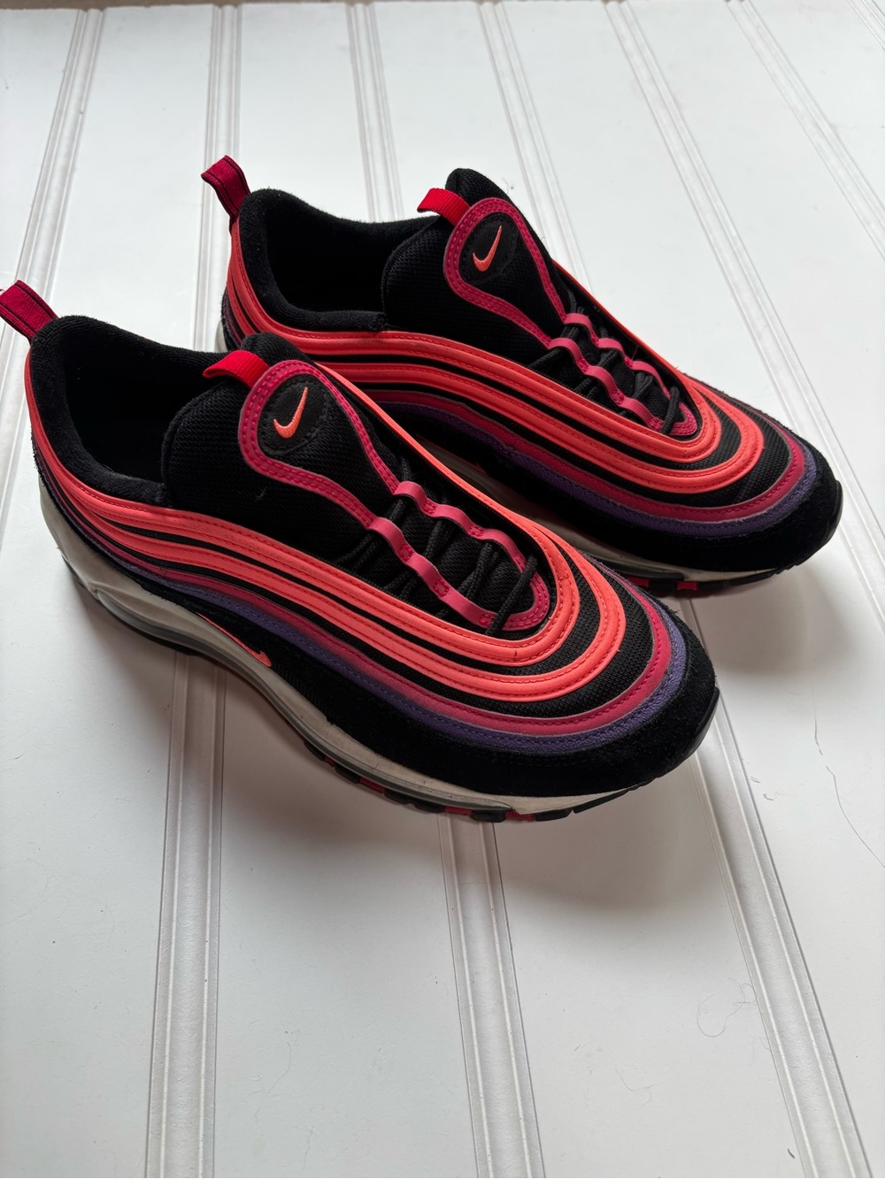MENS Nike Air Max 97 Sunset sneakers sz 9